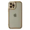 Apple İphone 12 Pro Kılıf Liva Lens Silikon - Beyaz
