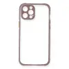Apple İphone 12 Pro Kılıf Miami Şeffaf Silikon - Açık Mor