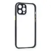 Apple İphone 12 Pro Kılıf Miami Şeffaf Silikon - Lacivert