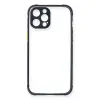 Apple İphone 12 Pro Kılıf Miami Şeffaf Silikon - Lacivert