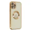Apple İphone 12 Pro Kılıf Slot Silikon - Gold