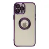 Apple İphone 12 Pro Kılıf Slot Silikon - Mor