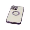 Apple İphone 12 Pro Kılıf Slot Silikon - Mor