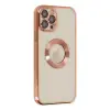 Apple İphone 12 Pro Kılıf Slot Silikon - Rose Gold
