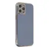 Apple İphone 12 Pro Kılıf Volet Silikon - Mavi
