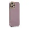 Apple İphone 12 Pro Kılıf Volet Silikon - Mor