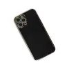 Apple İphone 12 Pro Kılıf Volet Silikon - Siyah