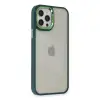 Apple İphone 12 Pro Max Kılıf Dora Kapak - Haki Yeşil