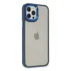 Apple İphone 12 Pro Max Kılıf Dora Kapak - Mavi