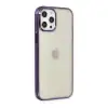 Apple İphone 12 Pro Max Kılıf Element Silikon - Mor