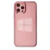 Apple İphone 12 Pro Max Kılıf Element Silikon - Pembe