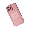 Apple İphone 12 Pro Max Kılıf Element Silikon - Pembe