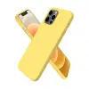 Apple İphone 12 Pro Max Kılıf First Silikon - Sarı