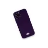 Apple İphone 12 Pro Max Kılıf Kelvin Kartvizitli Silikon - Derin Mor