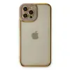 Apple İphone 12 Pro Max Kılıf Liva Lens Silikon - Lila