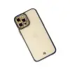 Apple İphone 12 Pro Max Kılıf Liva Lens Silikon - Mavi
