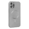Apple İphone 12 Pro Max Kılıf Moshi Lens Magneticsafe Silikon - Gümüş