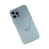 Apple İphone 12 Pro Max Kılıf Moshi Lens Magneticsafe Silikon - Sierra Blue