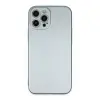 Apple İphone 12 Pro Max Kılıf Nano İçi Kadife Silikon - Sky Blue