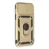 Apple İphone 12 Pro Max Kılıf Pars Lens Yüzüklü Silikon - Gold