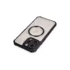 Apple İphone 12 Pro Max Kılıf Prag Magneticsafe Kapak - Siyah