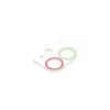 Apple İphone 12 Renkli Kamera Lens Koruma Cam - Yeşil-pembe