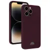 Apple İphone 13 Pro Kılıf Kelvin Kartvizitli Silikon - Derin Mor