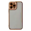 Apple İphone 13 Pro Kılıf Liva Lens Silikon - Rose
