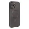 Apple İphone 13 Pro Kılıf Moshi Lens Magneticsafe Silikon - Füme