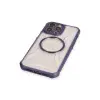 Apple İphone 13 Pro Kılıf Prag Magneticsafe Kapak - Derin Mor