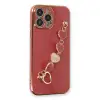 Apple İphone 13 Pro Max Kılıf Esila Silikon - Kırmızı