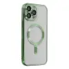 Apple İphone 13 Pro Max Kılıf Kross Magneticsafe Kapak - Koyu Yeşil