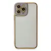 Apple İphone 13 Pro Max Kılıf Liva Lens Silikon - Lila