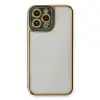 Apple İphone 13 Pro Max Kılıf Liva Lens Silikon - Yeşil
