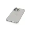 Apple İphone 13 Pro Max Kılıf Luko Lens Silikon - Gümüş