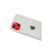 Apple İphone 13 Rainbow Kamera Lens Koruma Cam - Kırmızı
