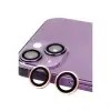 Apple İphone 13 Raze Metal Kamera Lens - Pembe