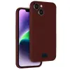 Apple İphone 14 Kılıf Kelvin Kartvizitli Silikon - Bordo