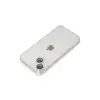 Apple İphone 14 Kılıf Luko Lens Silikon - Gümüş