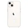 Apple İphone 14 Kılıf Magneticsafe Şeffaf Silikon - Şeffaf
