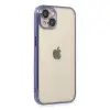 Apple İphone 14 Kılıf Razer Lensli Silikon - Mor