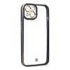 Apple İphone 14 Plus Kılıf Liva Lens Silikon - Mavi