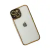 Apple İphone 14 Plus Kılıf Liva Lens Silikon - Siyah