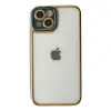 Apple İphone 14 Plus Kılıf Liva Lens Silikon - Yeşil