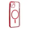 Apple İphone 14 Plus Kılıf Magneticsafe Lazer Silikon - Kırmızı