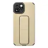 Apple İphone 14 Plus Kılıf Mega Standlı Silikon - Gold