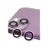 Apple İphone 14 Plus Raze Metal Kamera Lens - Mor