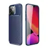 Apple İphone 14 Pro Kılıf Auto Focus Karbon Kapak - Lacivert