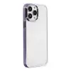 Apple İphone 14 Pro Kılıf Element Silikon - Mor