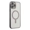 Apple İphone 14 Pro Kılıf Magneticsafe Lazer Silikon - Siyah